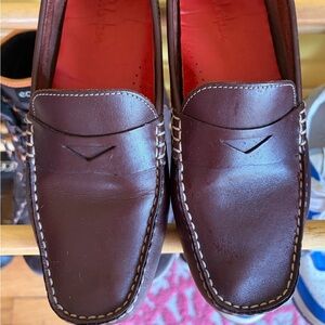 Cole Haan Women's Brown Leather Loafers